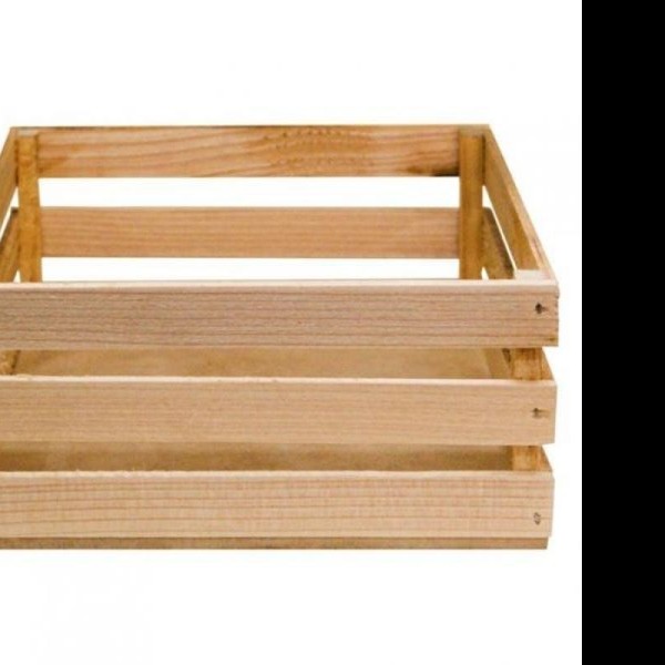 HUACAL MEDIANO DE MADERA 10X15CM 3 TIRAS CONFETTI C.50